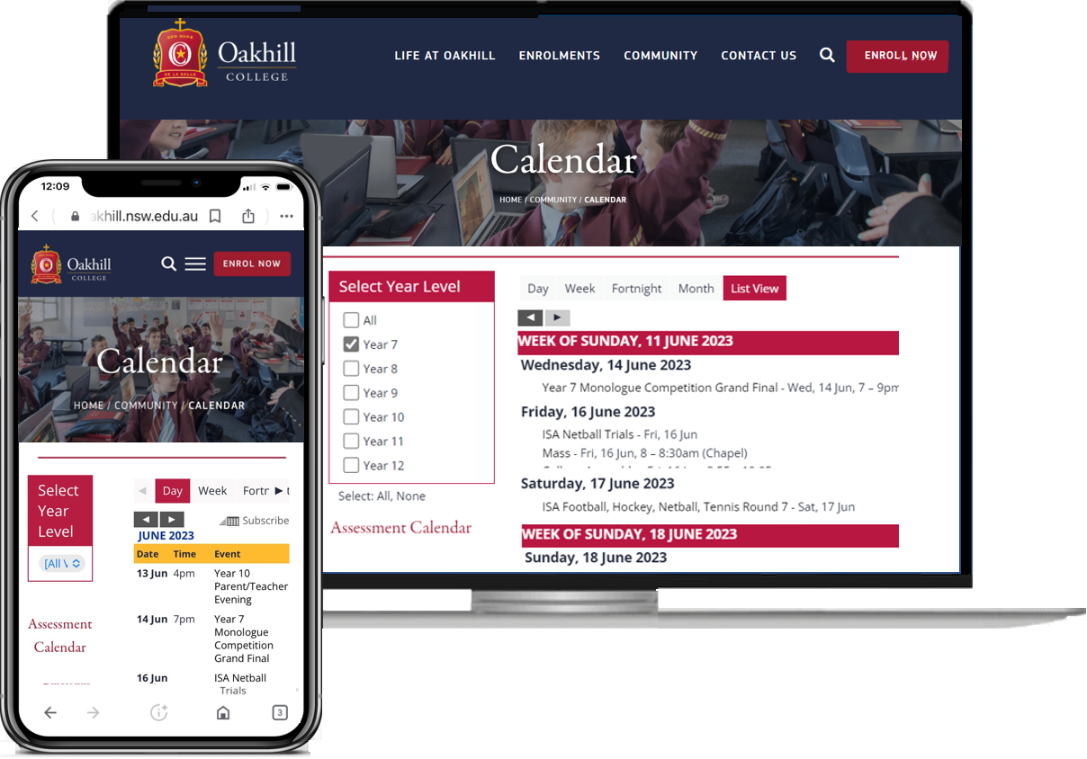 Trumba K12 Education Event Calendar and Registration Software